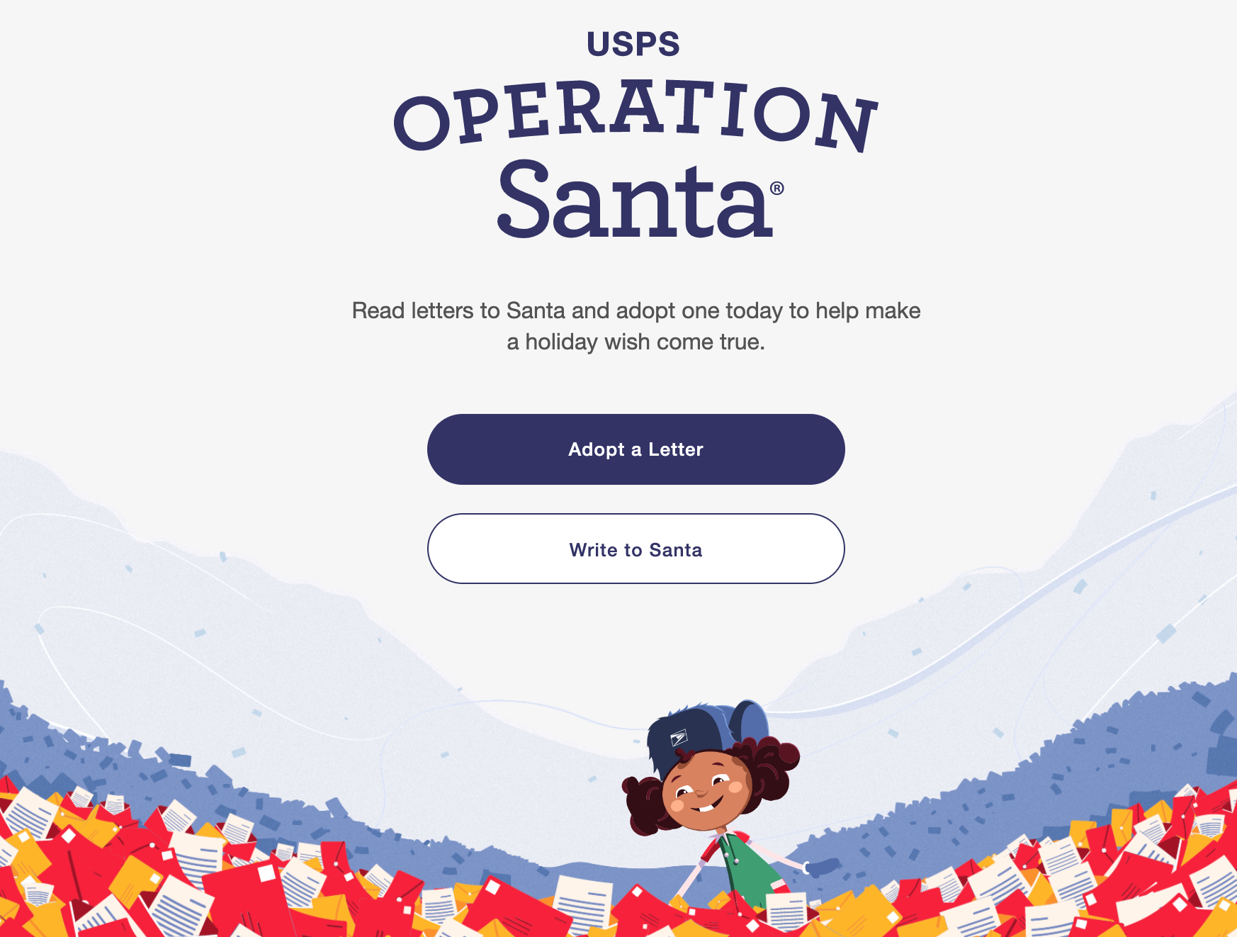 Operation Santa isn’t a heartwarming exercise. It’s America’s cry for